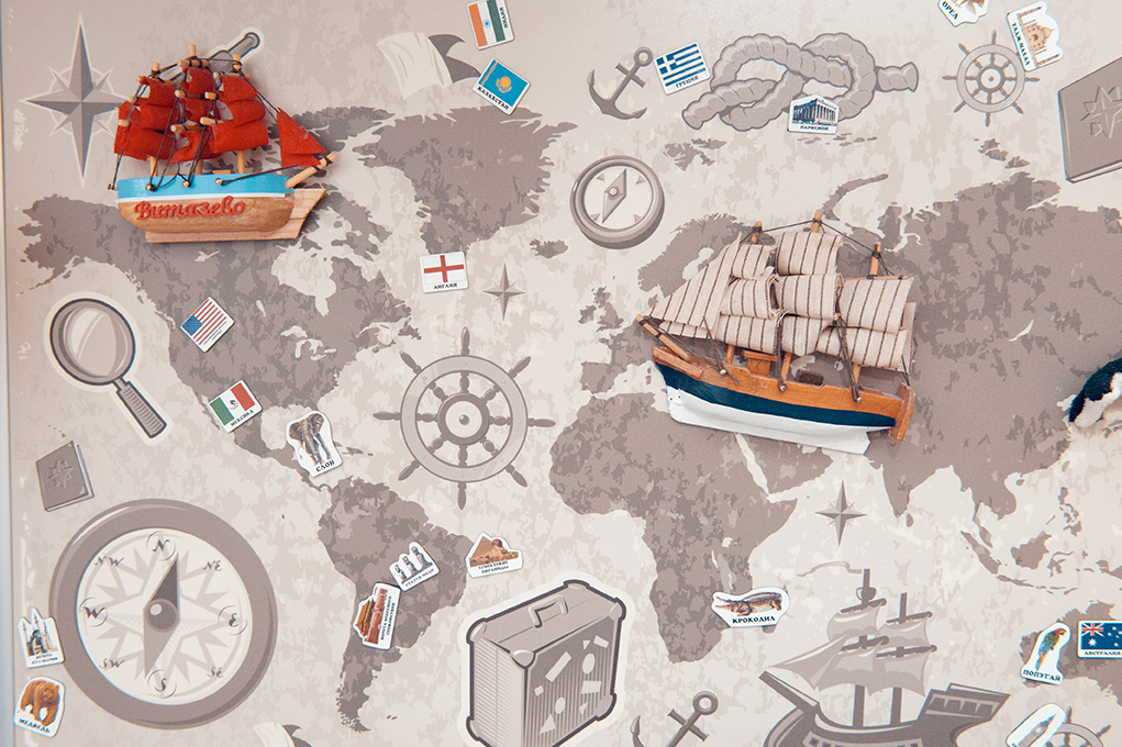 3D Duvar Kağıdı Çocuk Odası Haritası 3D Duvar Kağıdı Çocuk Odası Haritası