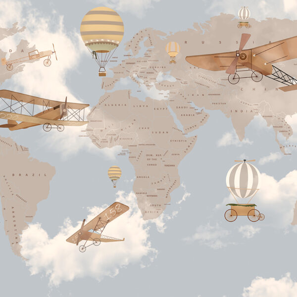 3D Duvar Kağıdı Erkek Çocuk Odası