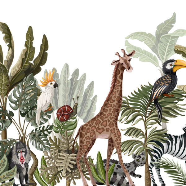 amazon ormanı 3d duvar kağıdı