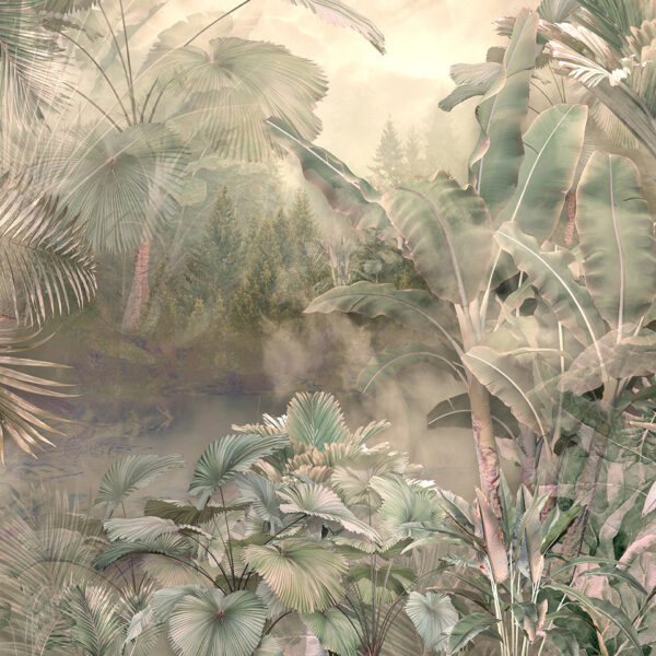 tropical ağaç 3d duvar kağıdı