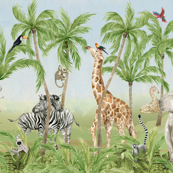 3d duvar kağıdı hayvanat bahçesi