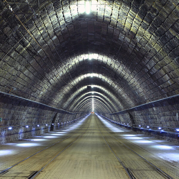 tünel karayolu desenli 3d duvar kağıdı