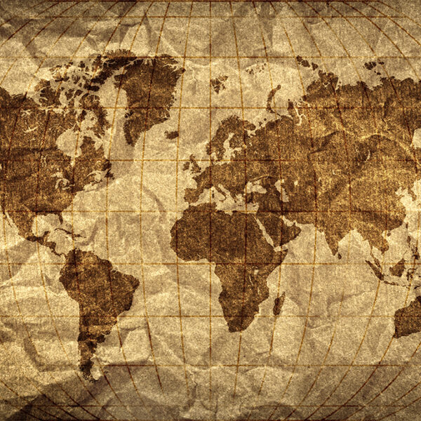 3D Duvar Kağıdı Otantik Harita