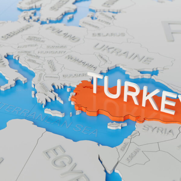 3D Duvar Kağıdı Türkiye Haritası