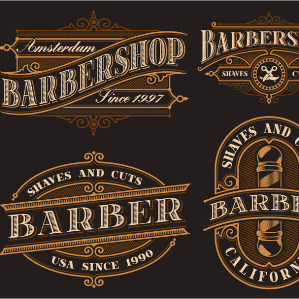 3D Duvar Kağıdı Berber