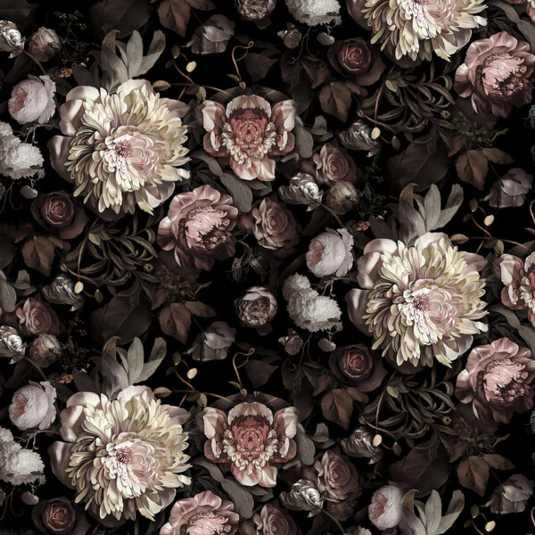 3D Duvar Kağıdı Çiçekler