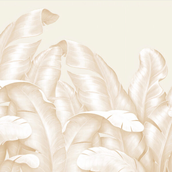 krem çiçekli 3d duvar kağıdı