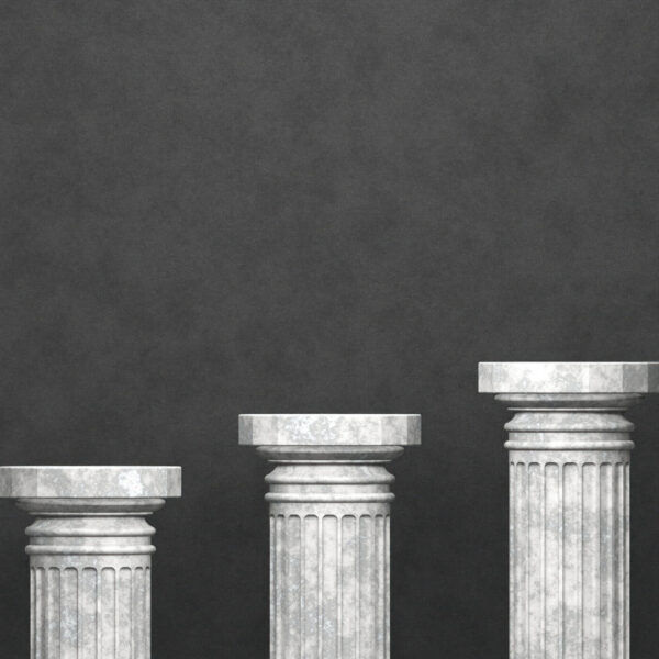 3D Duvar Kağıdı Roma Sütunu