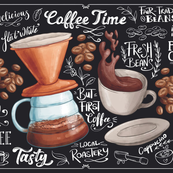 3D Duvar Kağıdı Cafe