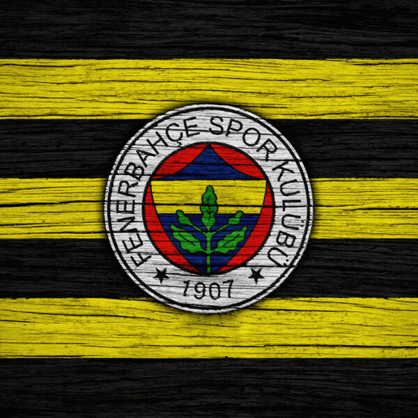 3D Duvar Kağıdı Fenerbahçe Bayraklı