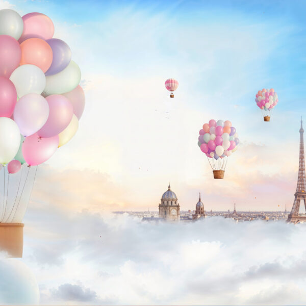 3D Duvar Kağıdı Gökyüzü Balon