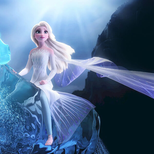 3D Duvar Kağıdı Elsa Kız Çocuk Odası