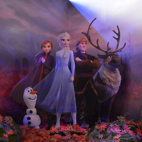 3D Duvar Kağıdı Elsa ve Anna