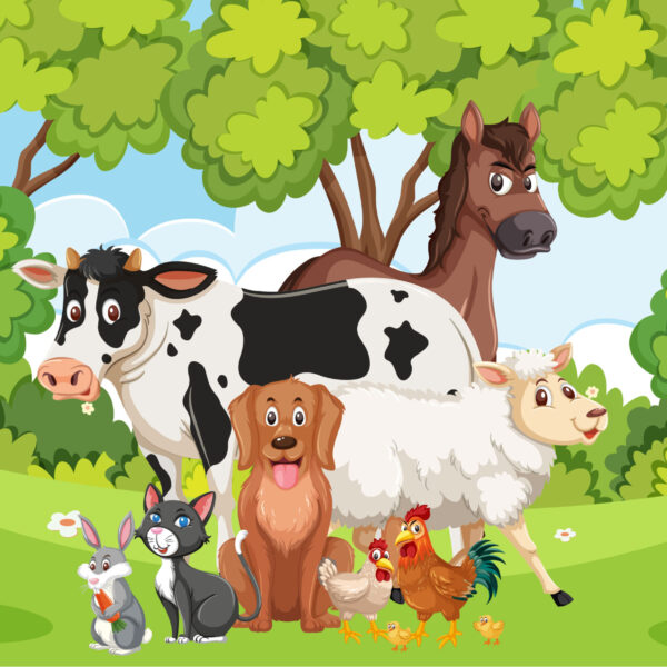 3D Duvar Kağıdı Hayvan Temalı